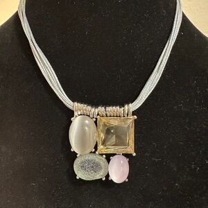 Chico’s 4 Gemstones Necklacee